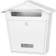 Post box MODERN B, white 365x365x133 mm