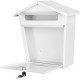 Post box MODERN B, white 365x365x133 mm