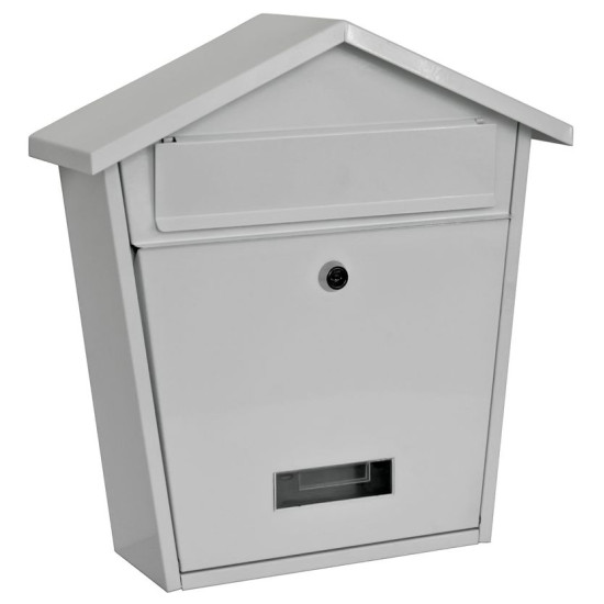 Post box MODERN B, white 365x365x133 mm