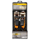 Ratchet tie down (capacity 125kg) 2pcs (width 25mm / lenght 4,5m) Ratchet tie down (capacity 125kg) 2pcs (width 25mm / lenght 4,5m)