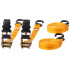 Ratchet tie down (capacity 125kg) 2pcs (width 25mm / lenght 4,5m)