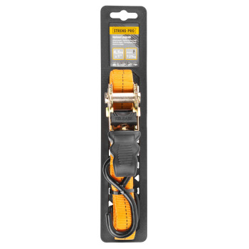 Ratchet tie down (capacity 125kg) (width 25mm / lenght 4,5m)