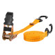 Ratchet tie down (capacity 125kg) (width 25mm / lenght 4,5m) Ratchet tie down (capacity 125kg) (width 25mm / lenght 4,5m)
