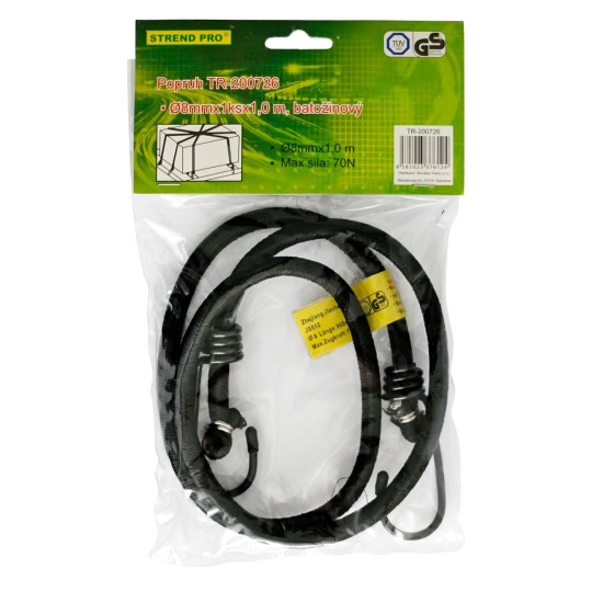 Kinnituskumm Strend Pro LB341, 8 mm, 1x 100 cm, teraskonksudega Kinnituskumm Strend Pro LB341, 8 mm, 1x 100 cm, teraskonksudega