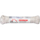 Веревка Cloth-Line L-20 м/4 мм, Хлопок, белый