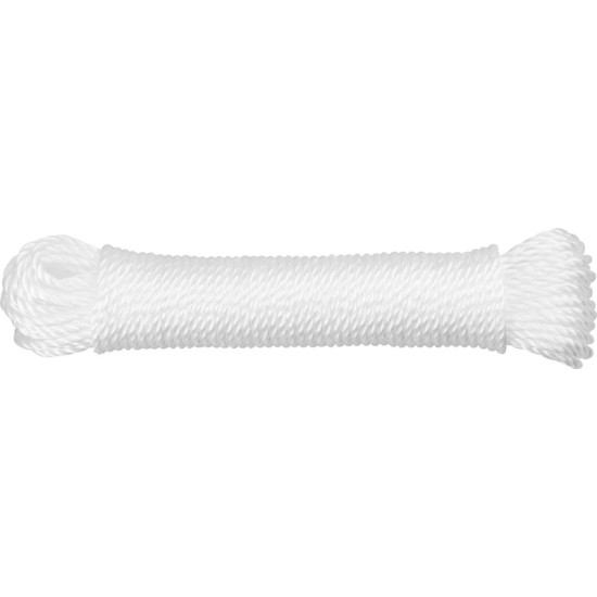 Веревка Cloth-Line L-20 м/4 мм, PE, микс цветов