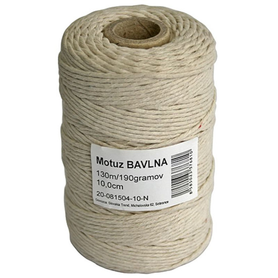Nöör Puuvill L-130 m/190 g, puuvill, TubePack