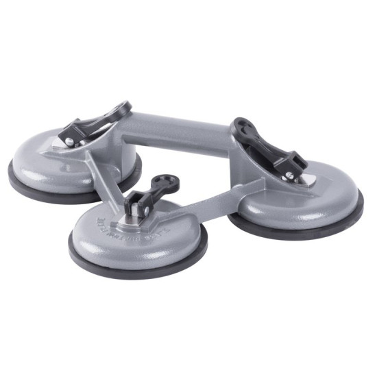 Suction glass holder Strend Pro, 3 clips, 70kg galvanized Suction glass holder Strend Pro, 3 clips, 70kg galvanized