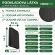 Nonwoven fabric 1,6x05m 50g/m2, black