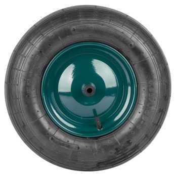 Solid wheel WBw 12, for wheelbarrow, 12 mm, plastic cover
