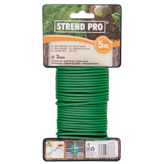 Bailing wire PVC coated 3mm, L-5m,Strend Pro, softtwist Bailing wire PVC coated 3mm, L-5m,Strend Pro, softtwist