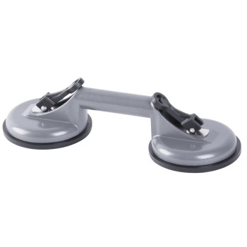 Suction glass holder Strend Pro, 2 clips, 50kg galvanized