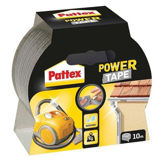 Power tape Pattex®, 50 mm, L-10 m, silver Power tape Pattex®, 50 mm, L-10 m, silver