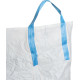 Bag BigBag TOF4, 90x90x120 cm, PP, 4 ears, white, flat bottom bag, max. 1000 kg Bag BigBag TOF4, 90x90x120 cm, PP, 4 ears, white, flat bottom bag, max. 1000 kg