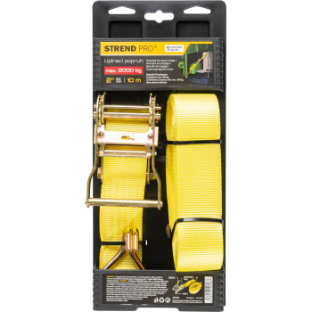 Strend Pro Lashing Strap, Ratchet Strap, 50 mm, L-10 m, max. 2000 kg