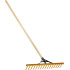 Грабли Strend Pro Garden, 15 зубьев, 62x150 см, ALU