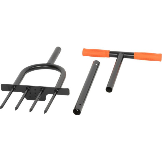 Aerator Strend Pro Garden, tubular, 4-tined, 25x102 cm