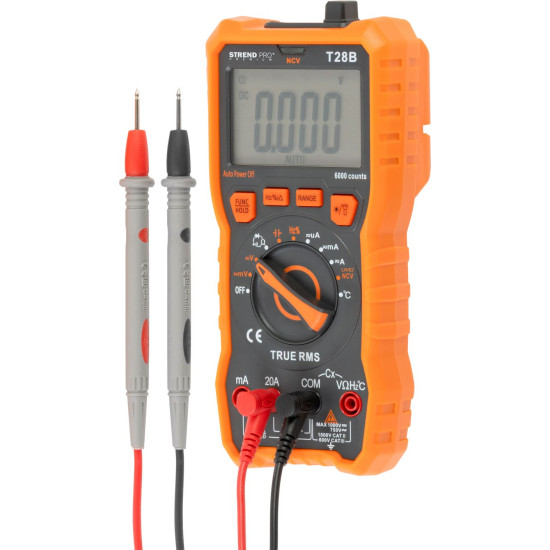 Multimeter Strend Pro Premium, digital, 1000A, 20A, 4xAAA