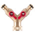 Conector GF123, 3/4", typ Y, with valve, metal