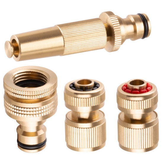 Komplekt GF341, adapter 3/4"-1, pistikud 1/2", otsik Komplekt GF341, adapter 3/4"-1, pistikud 1/2", otsik