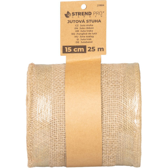 Ribbon Strend Pro Garden, jute, 15 cm, L-25 m