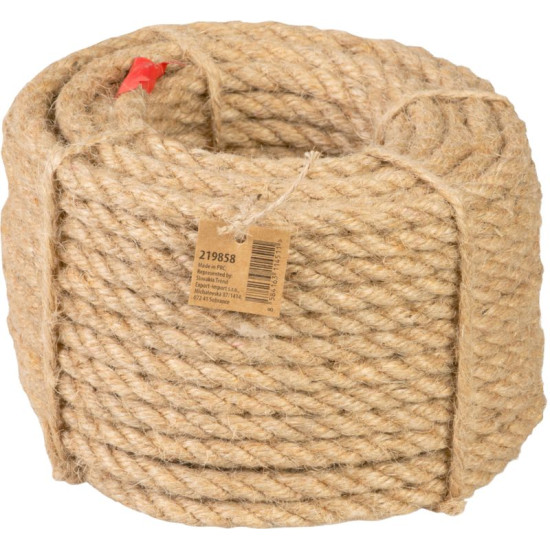 Rope Strend Pro Garden, джут, трёхпильный, 6 мм, L-20 м