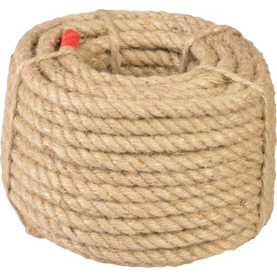Rope Strend Pro Garden, джут, трёхпильный, 10 мм, L-20 м