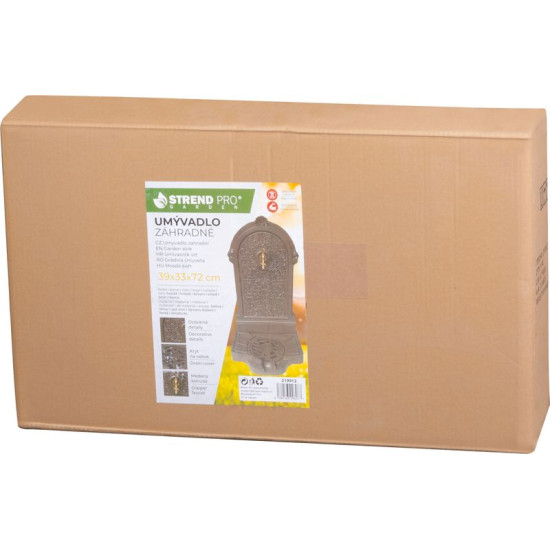 Раковина Strend Pro Garden LT-H20505, садовая, коричневая, 390x330x720 мм Раковина Strend Pro Garden LT-H20505, садовая, коричневая, 390x330x720 мм