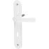 Oval shield and oval handle set Michaela K72, white