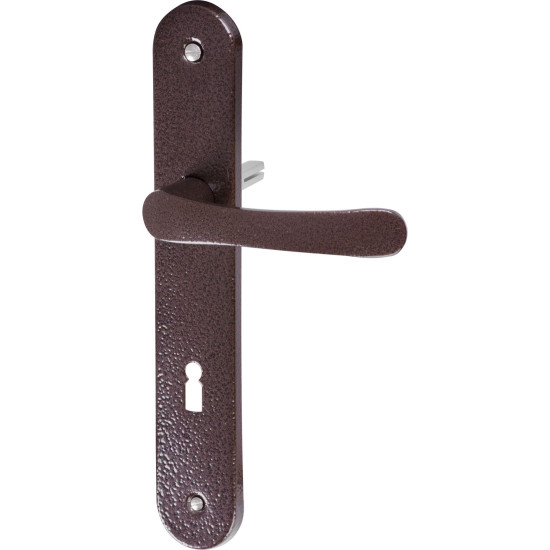 Oval shield and oval handle set Michaela K90, hammered