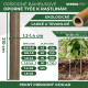 Stick Garden KBT 2100/12-14 mm, 10 tk, bambus, taimede toetamiseks Stick Garden KBT 2100/12-14 mm, 10 tk, bambus, taimede toetamiseks