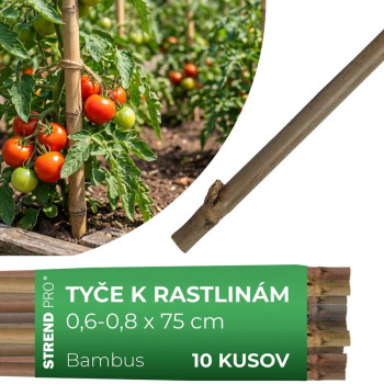 Опора для растений Gаrden KBT 0750/06-08 мм, 10 шт, бамбук