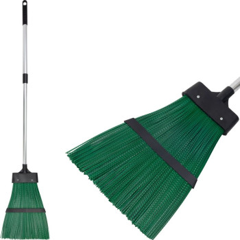 Floor broom PVC with adjustable aluminium handle