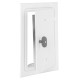 Chimney doors Anko C2.2G 160x280 mm, white