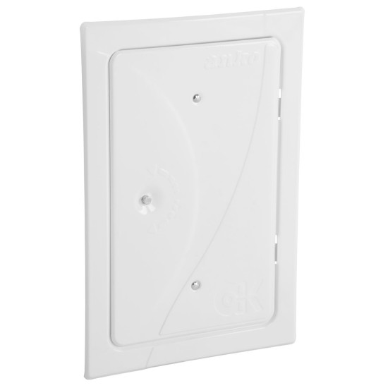 Chimney doors Anko C2.2G 160x280 mm, white