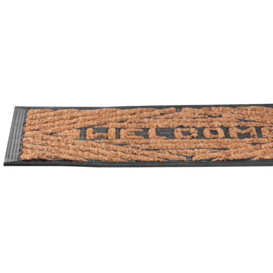 MagicHome RBP 193 mat, in front of the door, Welcome 3, 40x60 cm, rubber/panama
