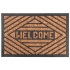 MagicHome RBP 193 mat, in front of the door, Welcome 3, 40x60 cm, rubber/panama