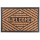 MagicHome RBP 193 mat, in front of the door, Welcome 3, 40x60 cm, rubber/panama