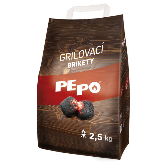 Briquettes PE-PO® Gril 2.5 kg, for grilling Briquettes PE-PO® Gril 2.5 kg, for grilling