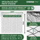 Net A1206 12x25 m, mesh 25 mm, against birds, PE