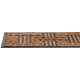 MagicHome RBP 104 mat, in front of the door, Matt, 40x60 cm, rubber/panama MagicHome RBP 104 mat, in front of the door, Matt, 40x60 cm, rubber/panama