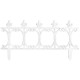 Fence Gardens F755, 64x34 cm, plastik, valge, dekoratiivne miniaed Fence Gardens F755, 64x34 cm, plastik, valge, dekoratiivne miniaed
