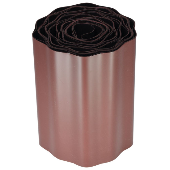 Бордюр Strend Pro Garden, 200 мм, L-9 м, коричневый, газонный, пластик Бордюр Strend Pro Garden, 200 мм, L-9 м, коричневый, газонный, пластик