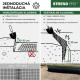 Anti-mole net GrassGuard, mesh 16x16 mm, 1 m, L-200 m, in the ground, against moles