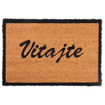 MagicHome RBC 199 mat, in front of the door, Welcome, 40x60 cm, rubber/coconut