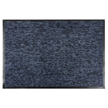 Коврик MagicHome CPM 305 перед дверью, 60x90 см, черный/синий