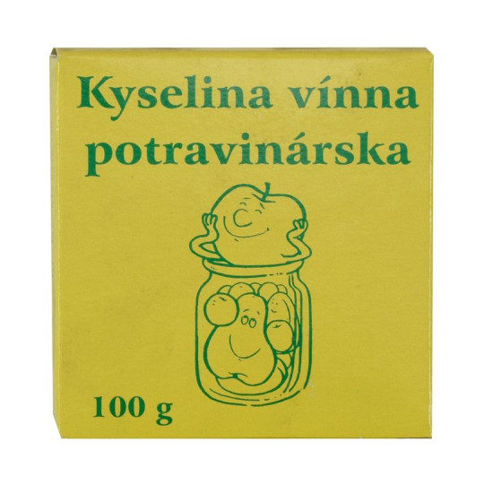 Tartaric acid, food grade, 100 g Tartaric acid, food grade, 100 g