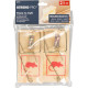 Mouse trap P04331, wooden, pkg 2pcs