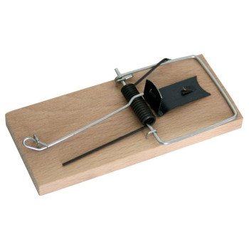 Mouse trap P04331, wooden, pkg 2pcs