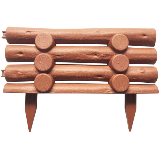 Garden fence GF067, 44x31 cm, plastic, terracotta Garden fence GF067, 44x31 cm, plastic, terracotta